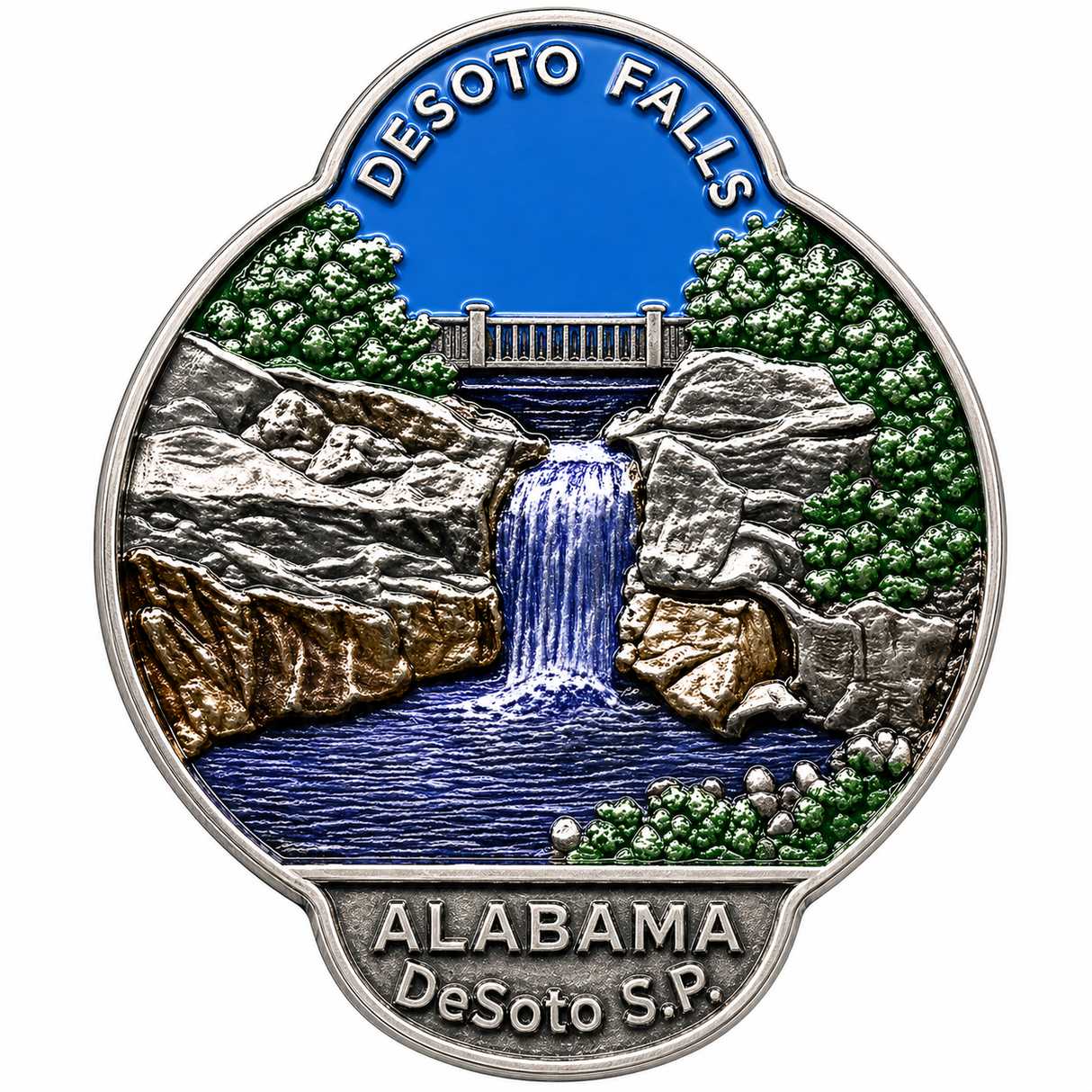 DeSoto State Park Waterfall
