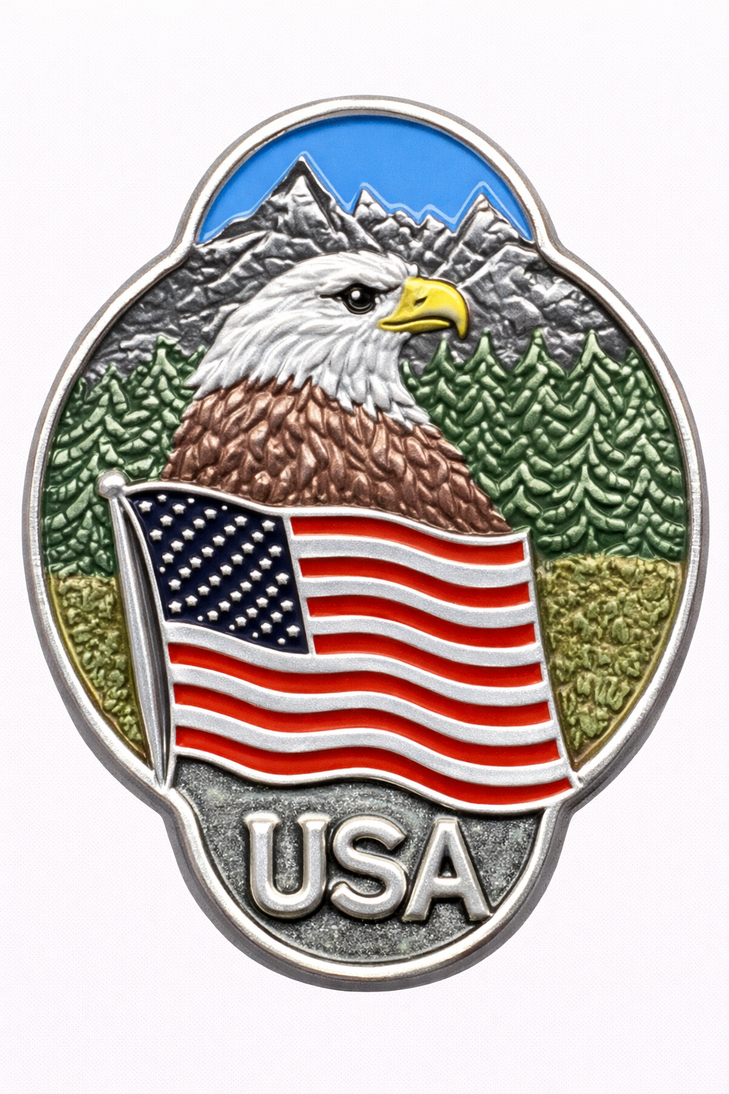 USA Flag & Eagle
