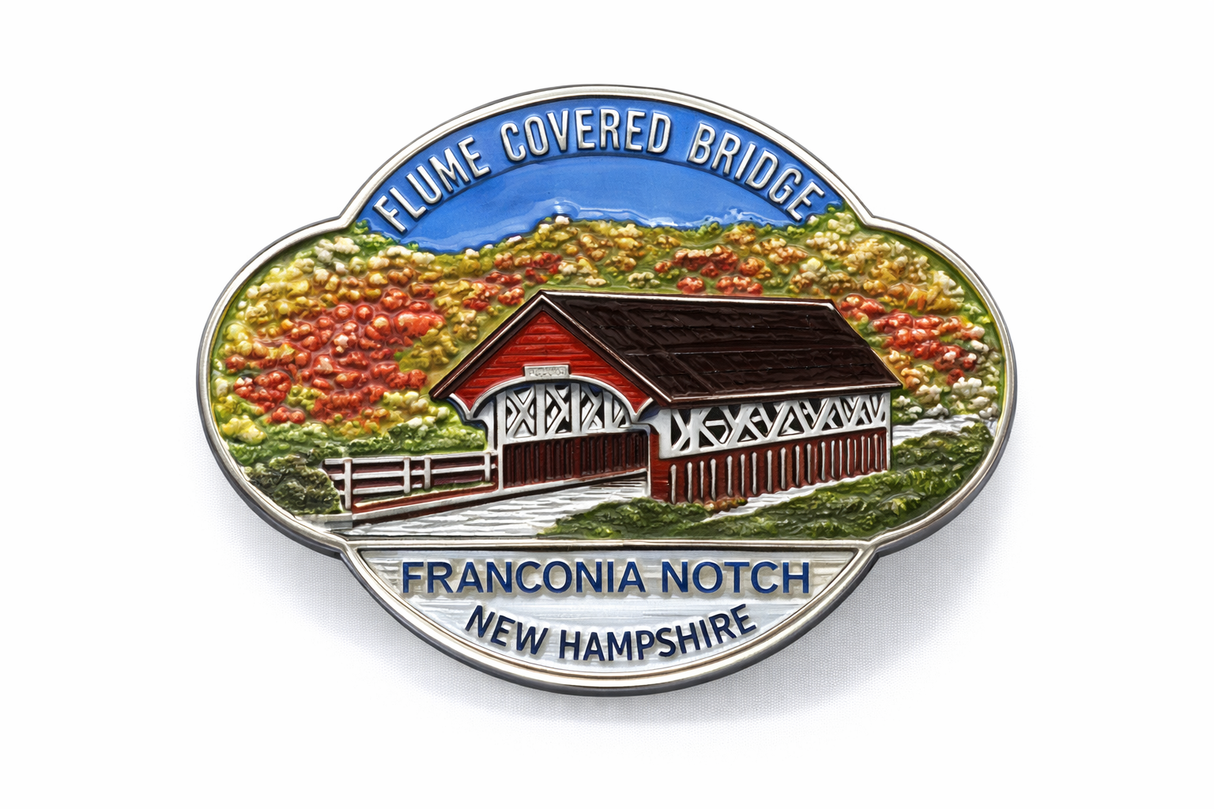 Flume Covered Bridge State Park View