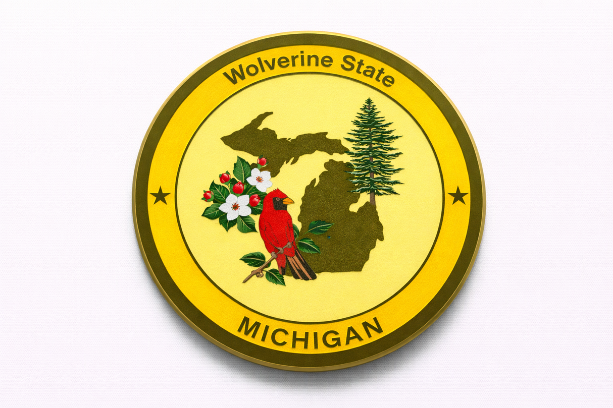 Michigan State Medallion