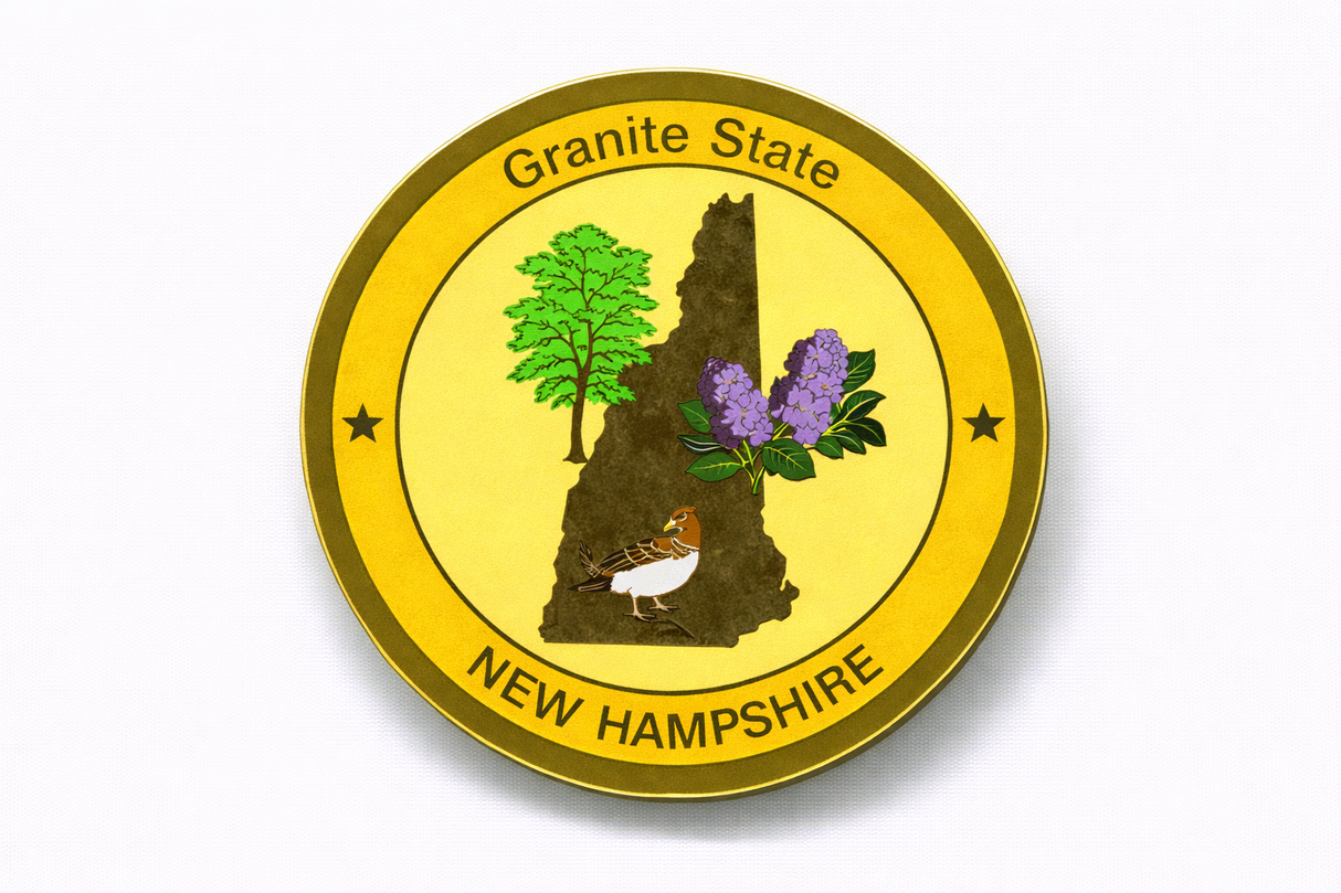 New Hampshire State Medallion