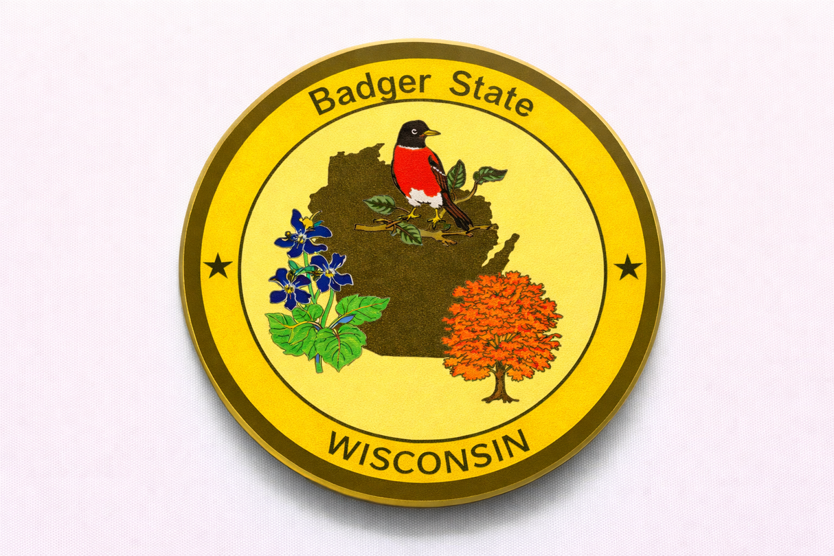 Wisconsin State Medallion