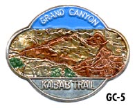 GC-6 Hiking Staff Medallion Stocknagel-Grand Canyon NP-Bright Angel Trail 
