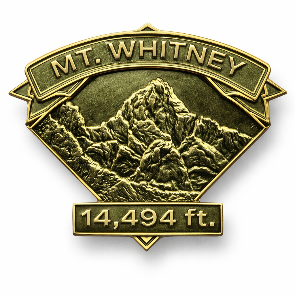 Mt. Whitney State Park Eastern Sierra View