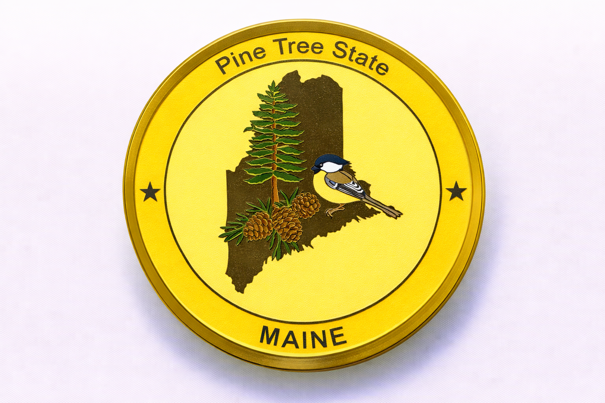 Maine State Medallion