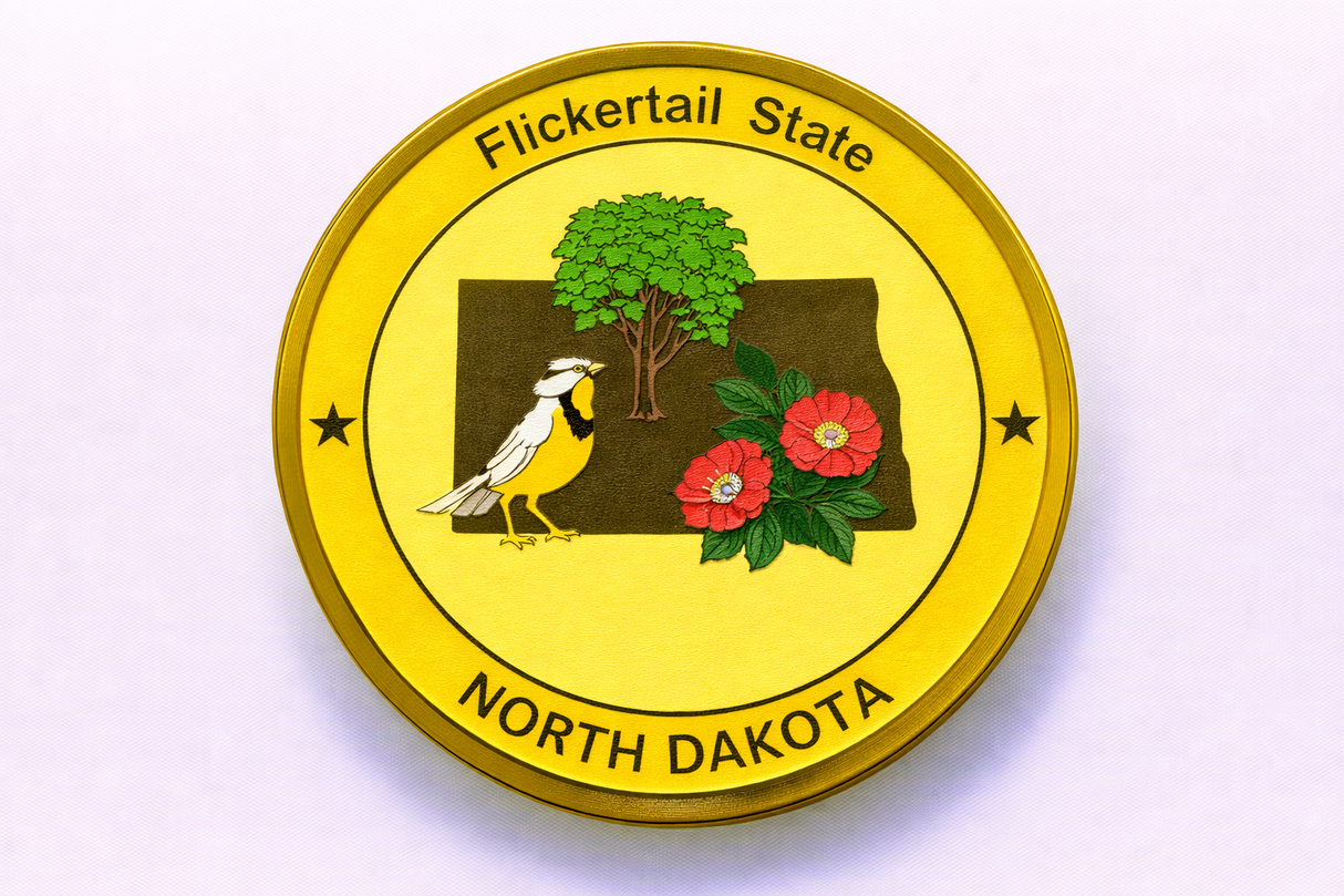North Dakota State Medallion