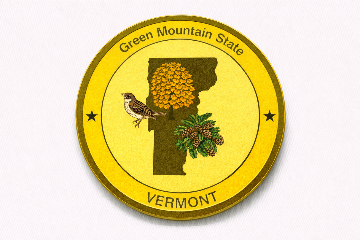 Vermont State Medallion