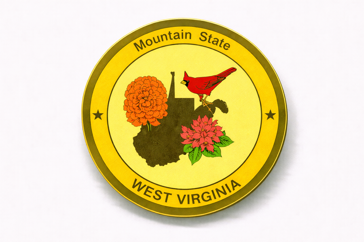 West Virginia State Medallion