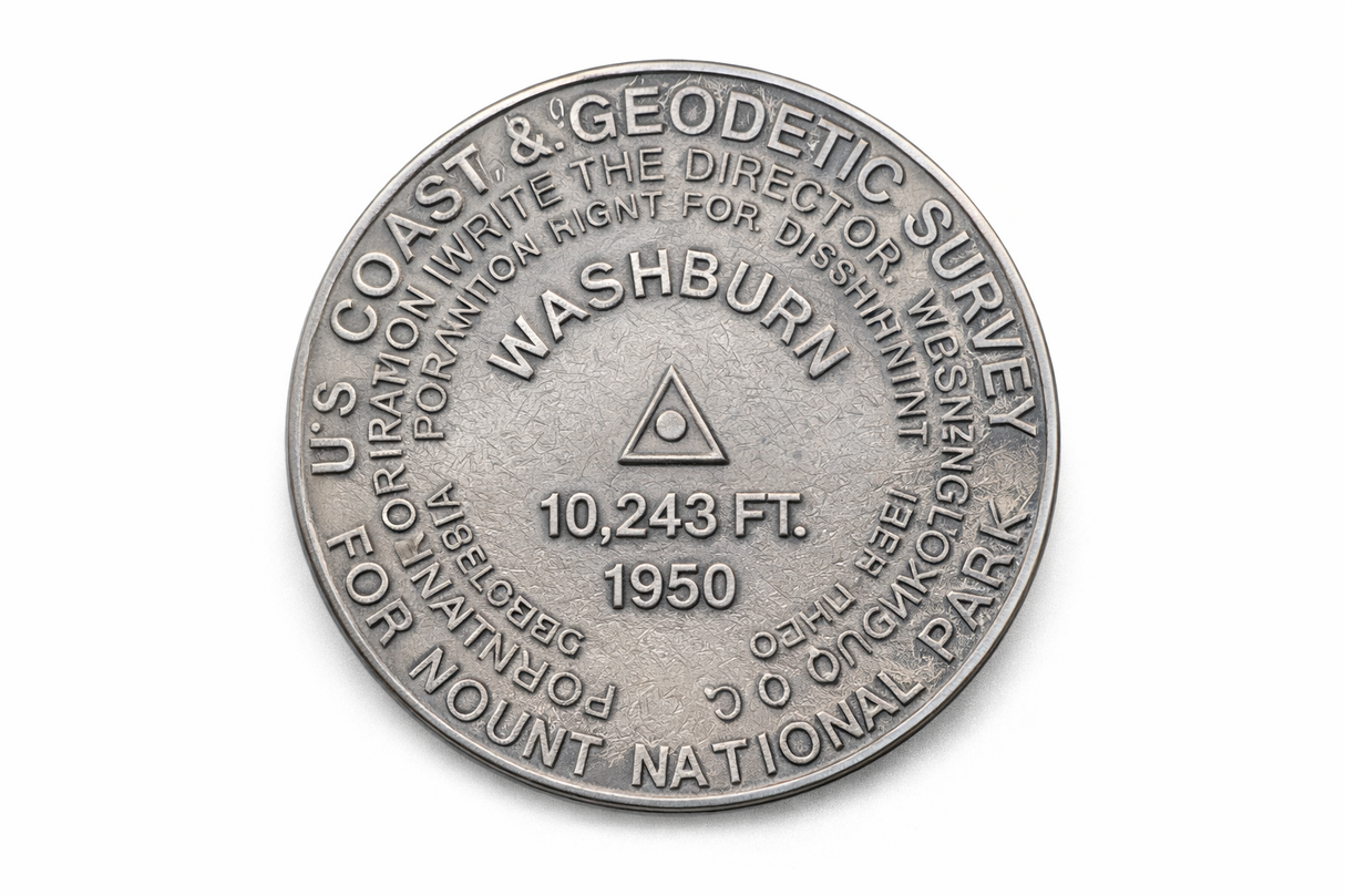 Mt. Washburn National Park Benchmarker